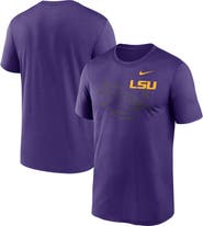 Nike Men's Nike Purple LSU Tigers Campus Shadow Legend Performance T-Shirt
