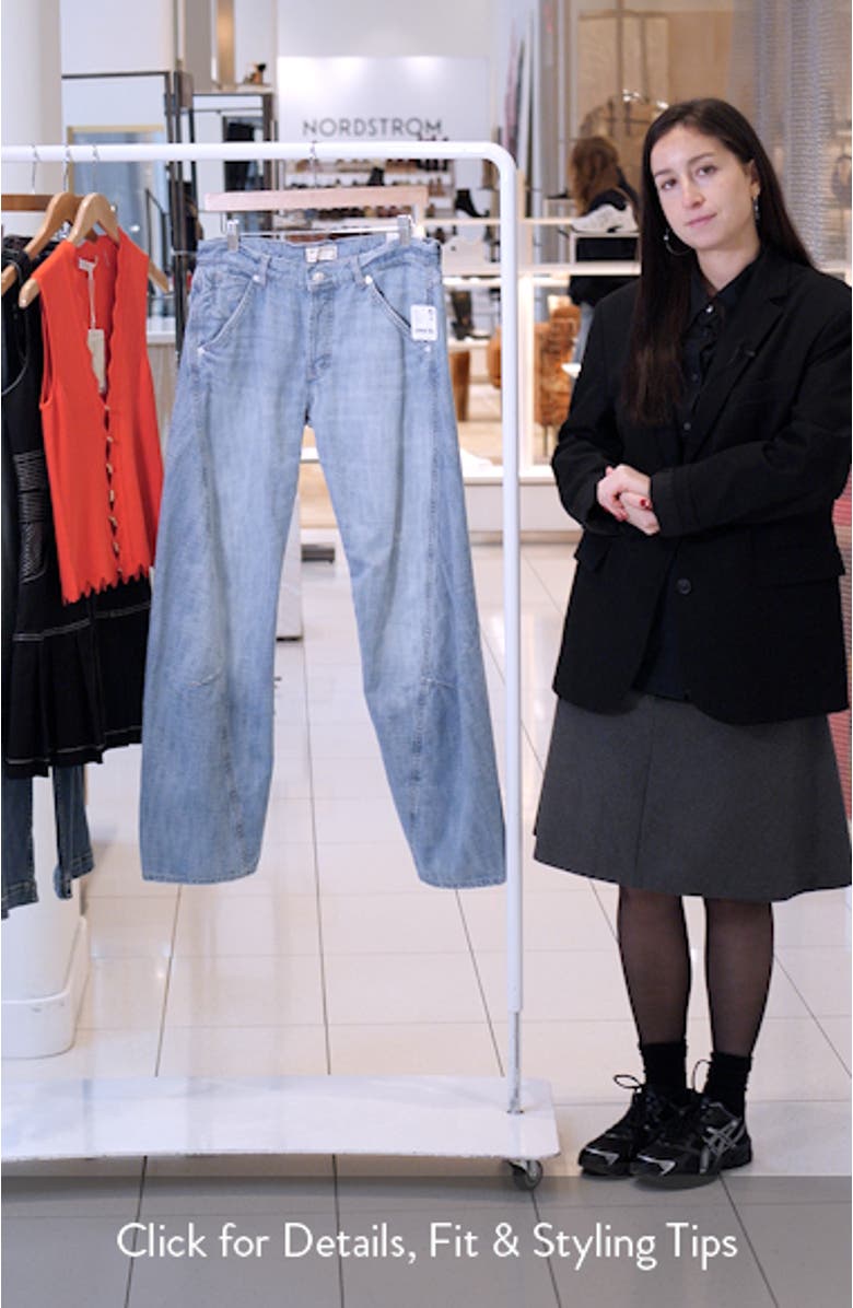 Highland Low Rise Barrel Jeans, sales video thumbnail