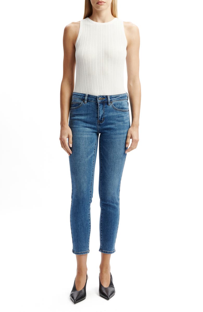Bardot Knox Crop Skinny Jeans, Alternate, color, Vintage