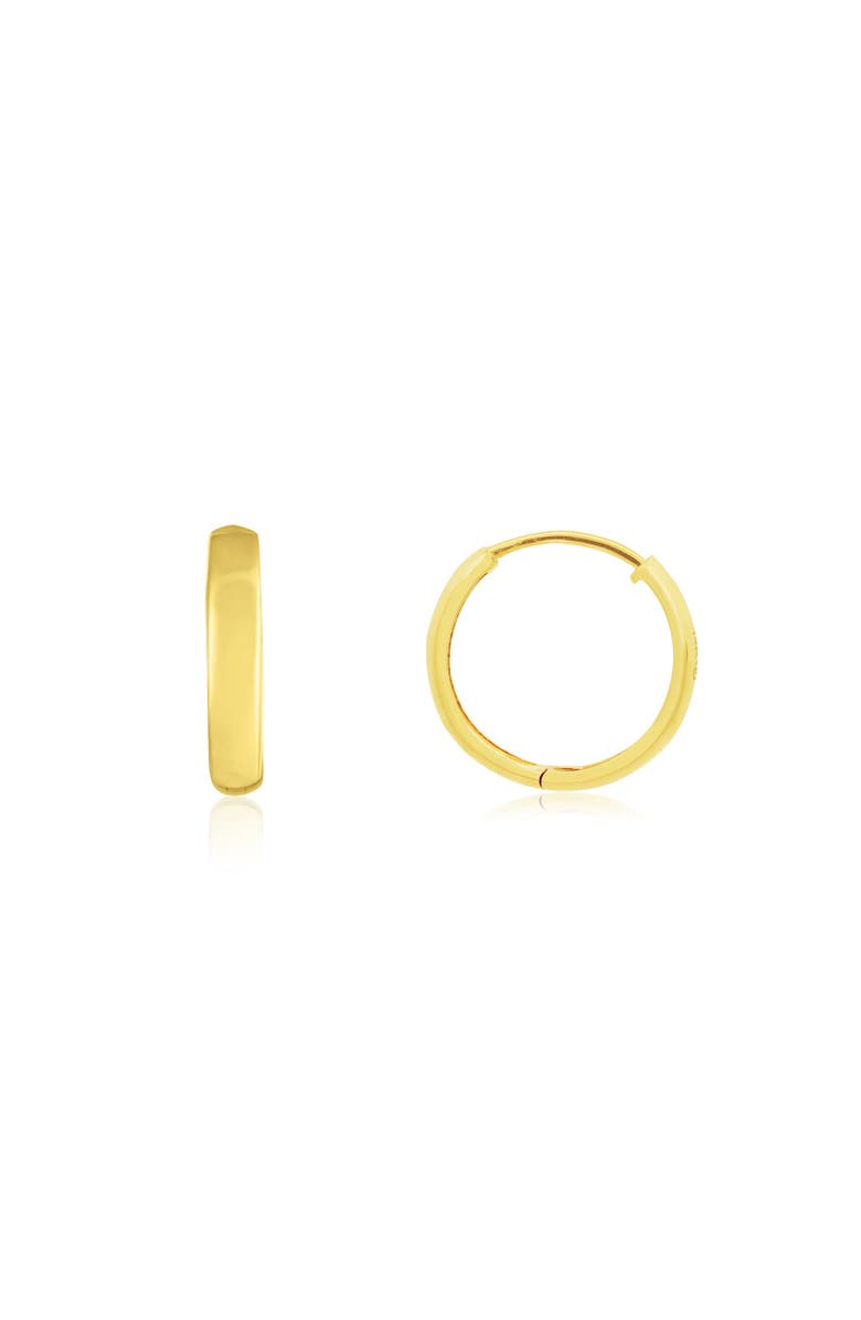 The Lovery Fine Jewelry Gold Huggie Hoop Earrings, Main, color, Yellow Gold