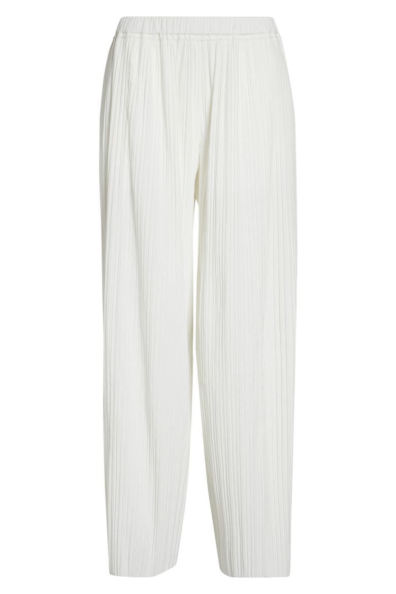 Pleated Straight Leg Pants, Alternate, color, IVORY