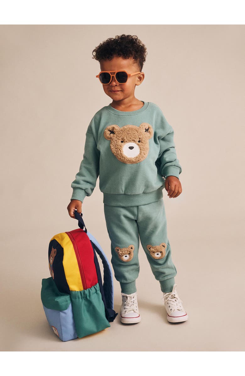 Huxbaby Furry Huxbear Track Pants Boys, Alternate, color, Green Granite