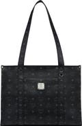 MCM Small Aren School Bag Tote in Visetos