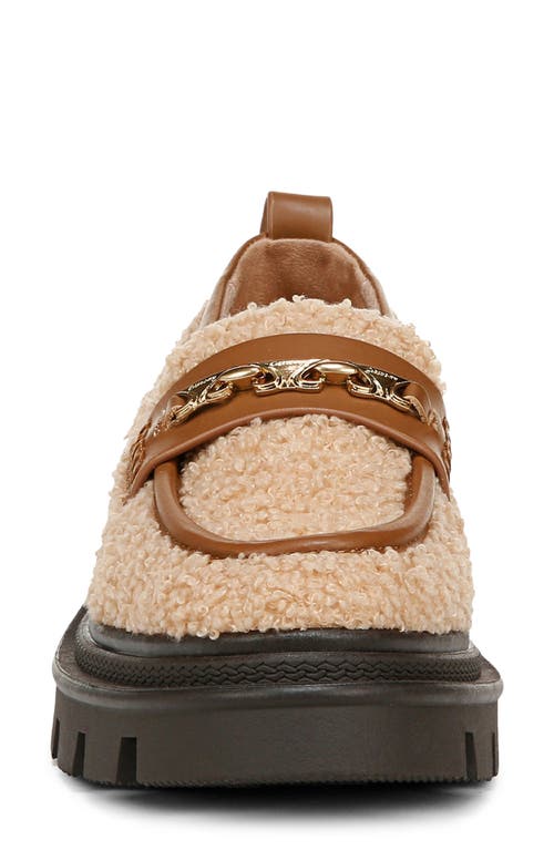 Circus Ny By Sam Edelman Pierre Cozy Faux Shearling Loafer In Dark Blonde/spiced Cognac