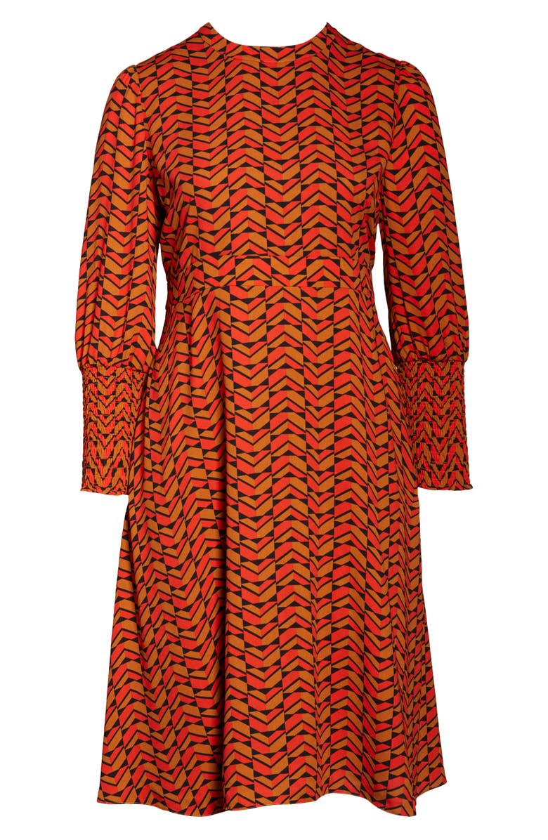 Halogen<sup>®</sup> Tie Back Long Sleeve Dress, Alternate, color,