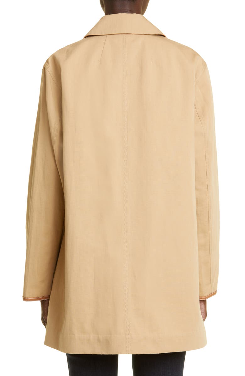 Lafayette 148 New York Cotton & Linen Coat, Alternate, color,