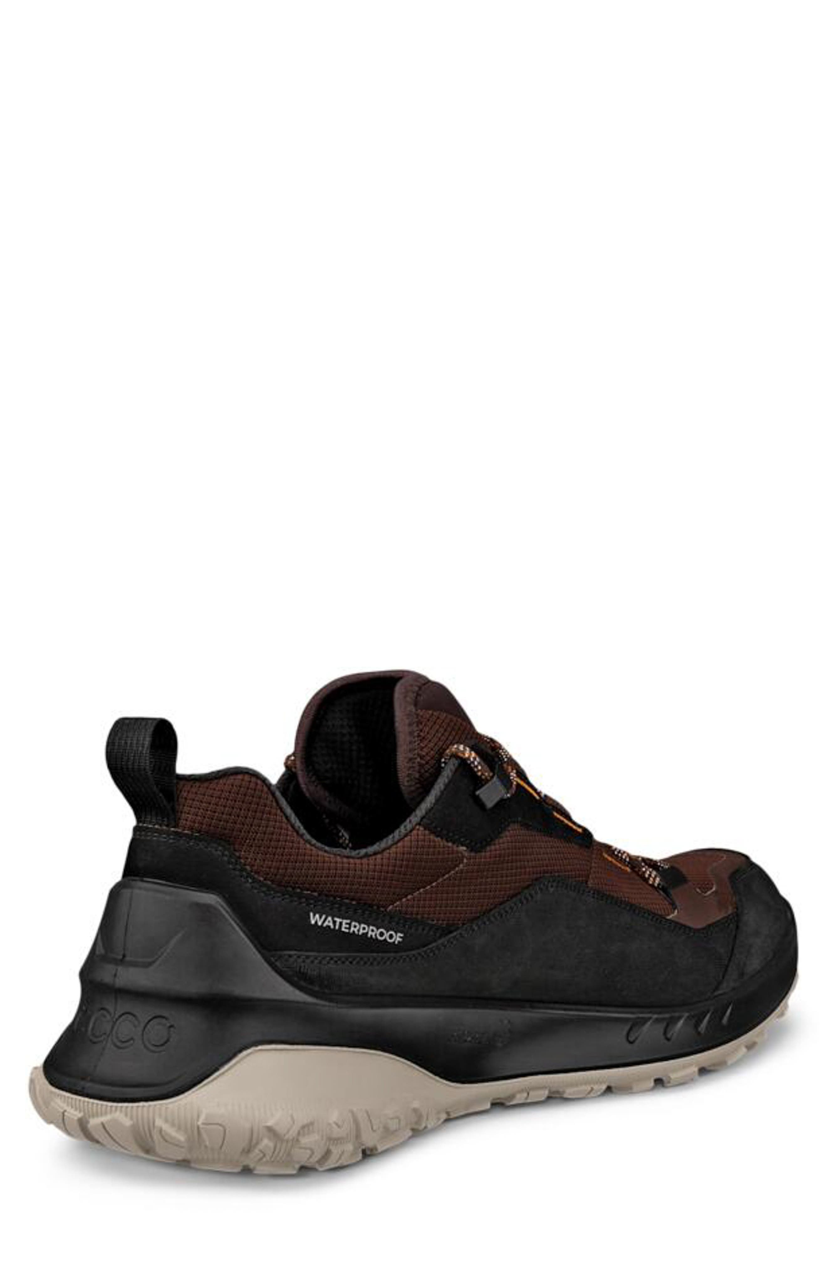 ECCO Ult-Trn Low Waterproof Hiking Shoe, Alternate, color, Black/ Mocha