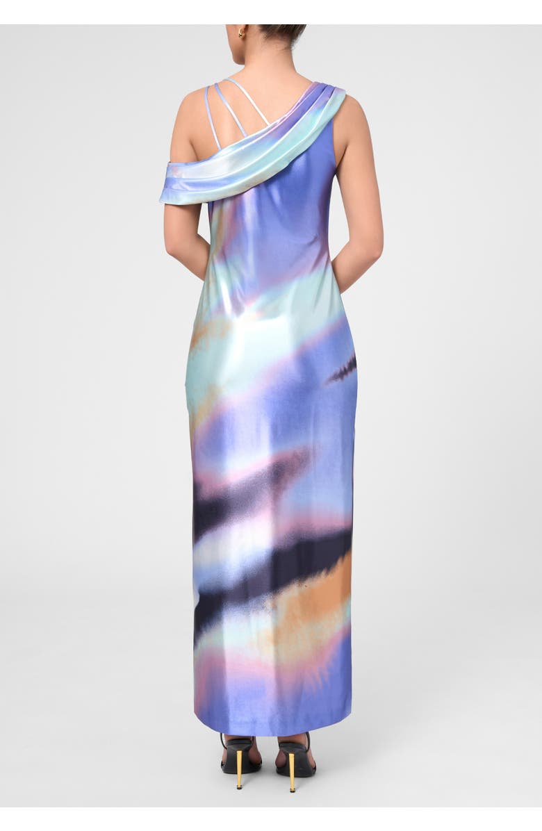 RACHEL Rachel Roy Delphina Draped Neck Maxi Dress, Alternate, color, Medium Purple
