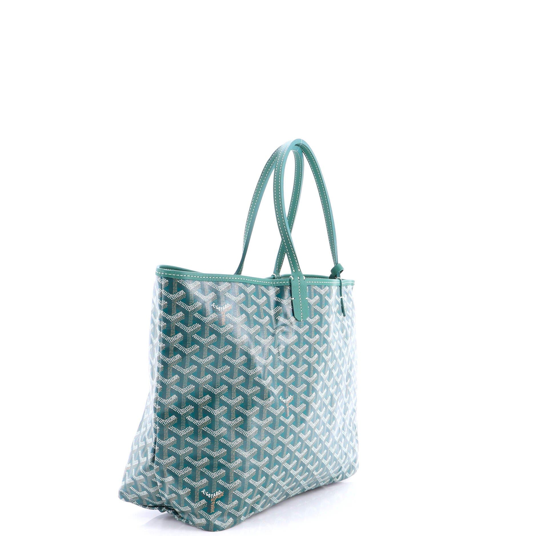 Saint Louis Tote Coated Canvas PM, Alternate, color, Green