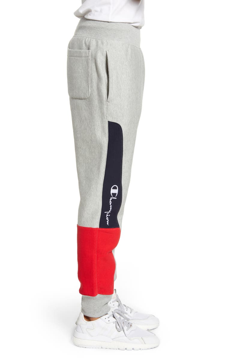 Champion Colorblock Sweatpants, Alternate, color,