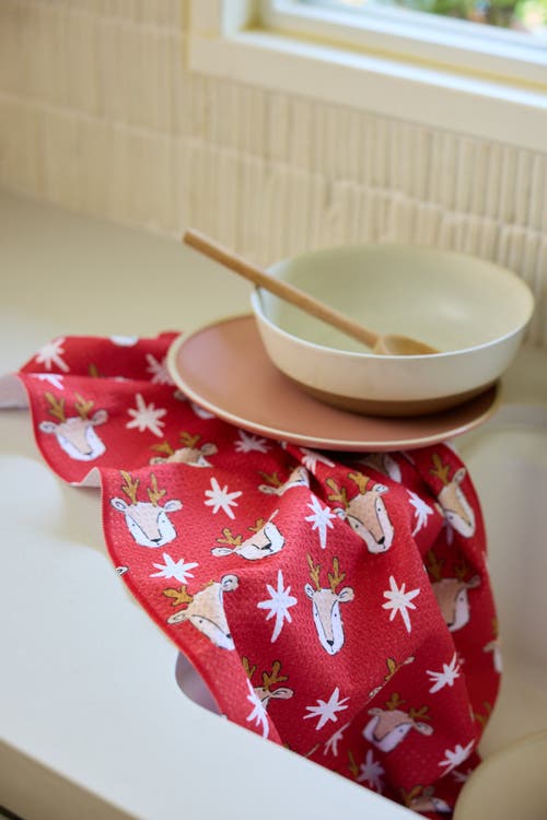Geometry Kitchen Tea Towel Set In Multi