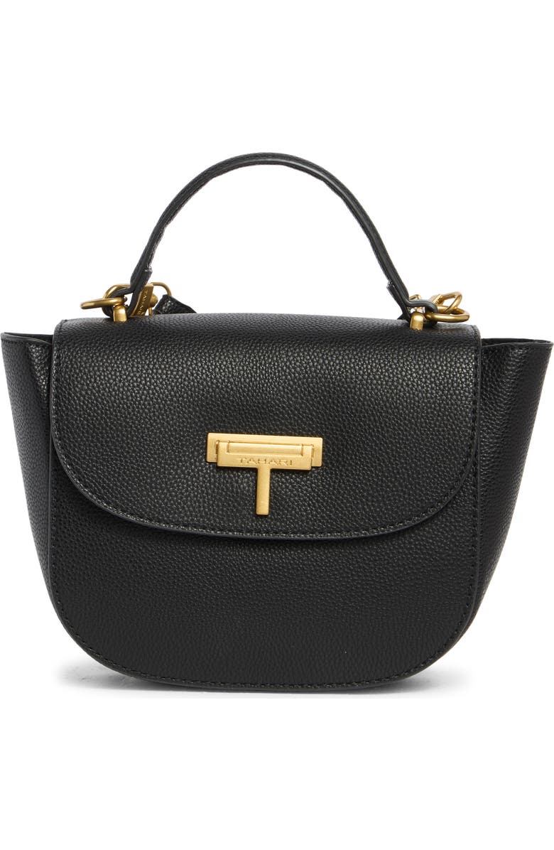 T Tahari Ariana Faux Leather Crossbody Bag, Main, color,