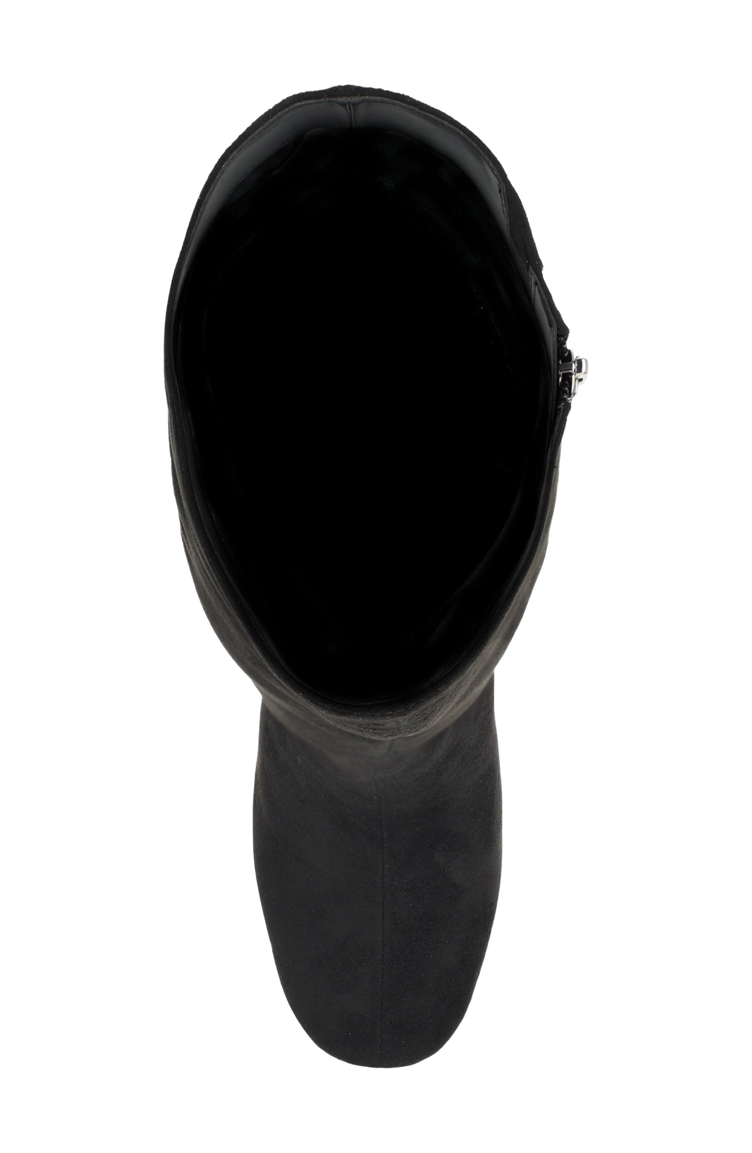 Duane Faux Leather Tall Boot, Alternate, color, BLACK