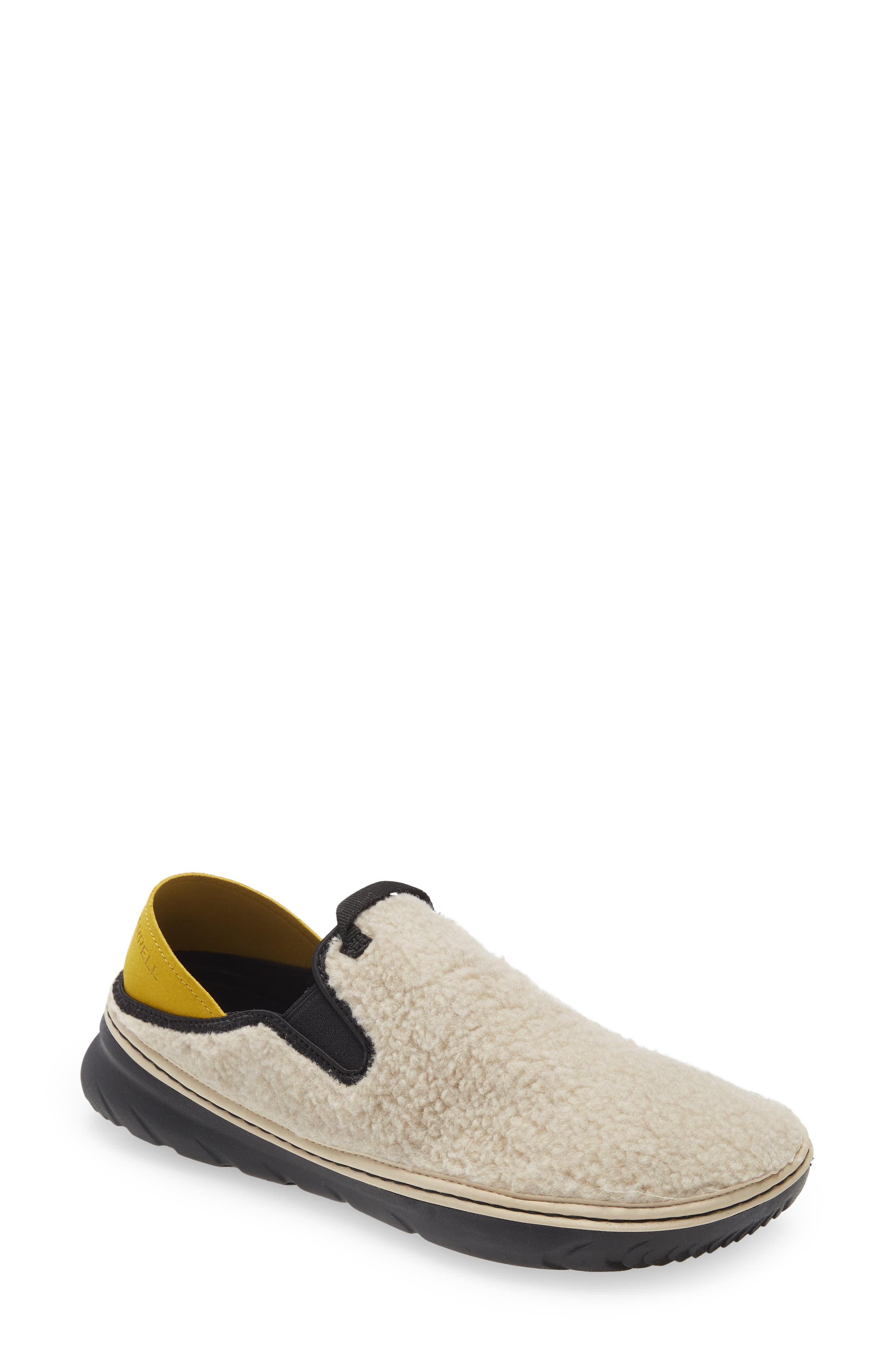 MERRELL 1TRL Hut Fleece Slip-On, Main, color, OYSTER