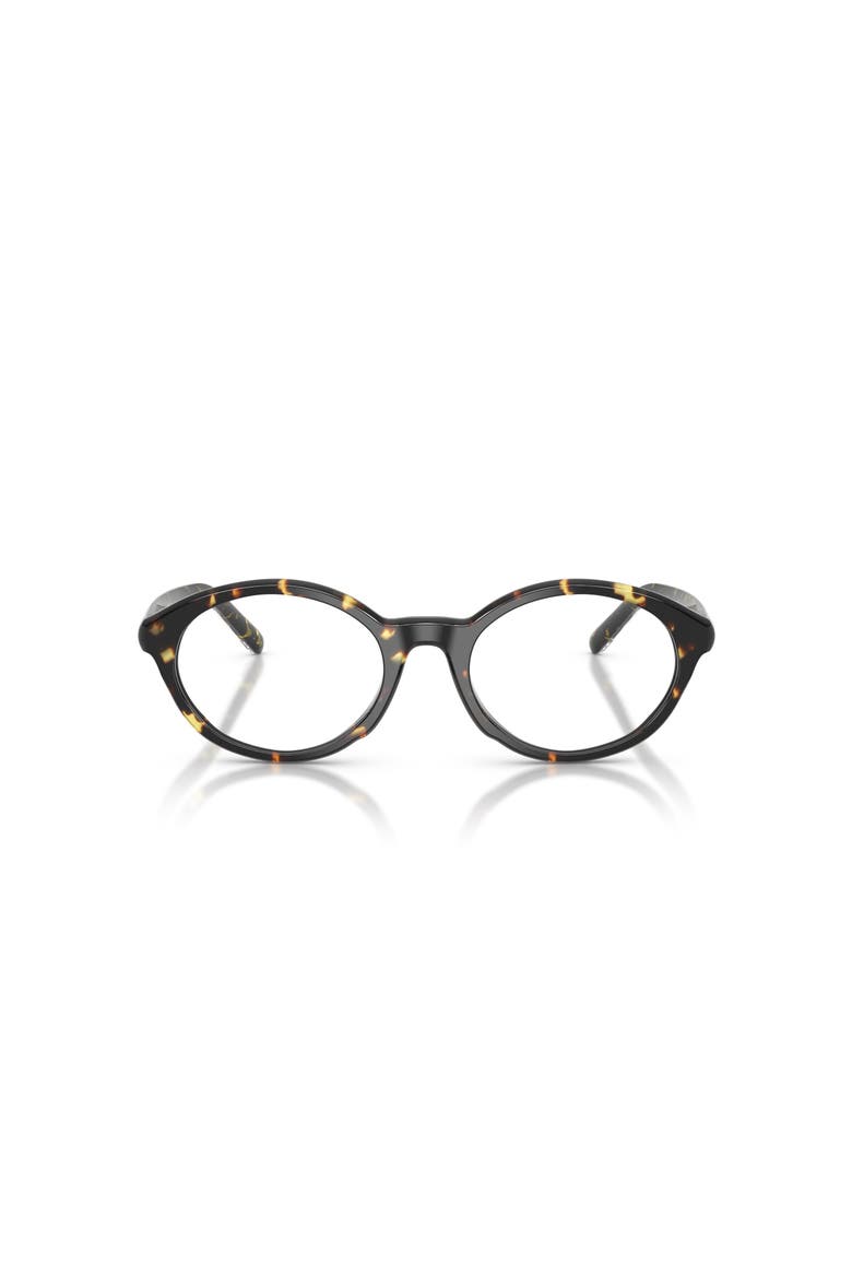 50mm Oval optical glasses, Alternate, color, Tortoise