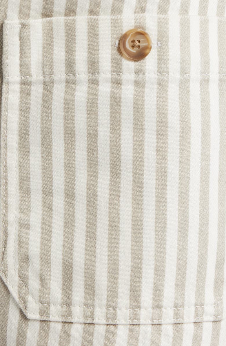 FRAME The Cruise Cotton Shorts, Alternate, color, Flax Stripe