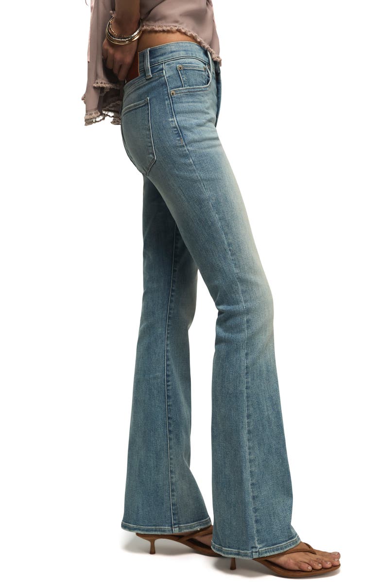 Lucky Brand Stevie High Waist Flare Jeans, Alternate, color, Here We Go Indigo Wash