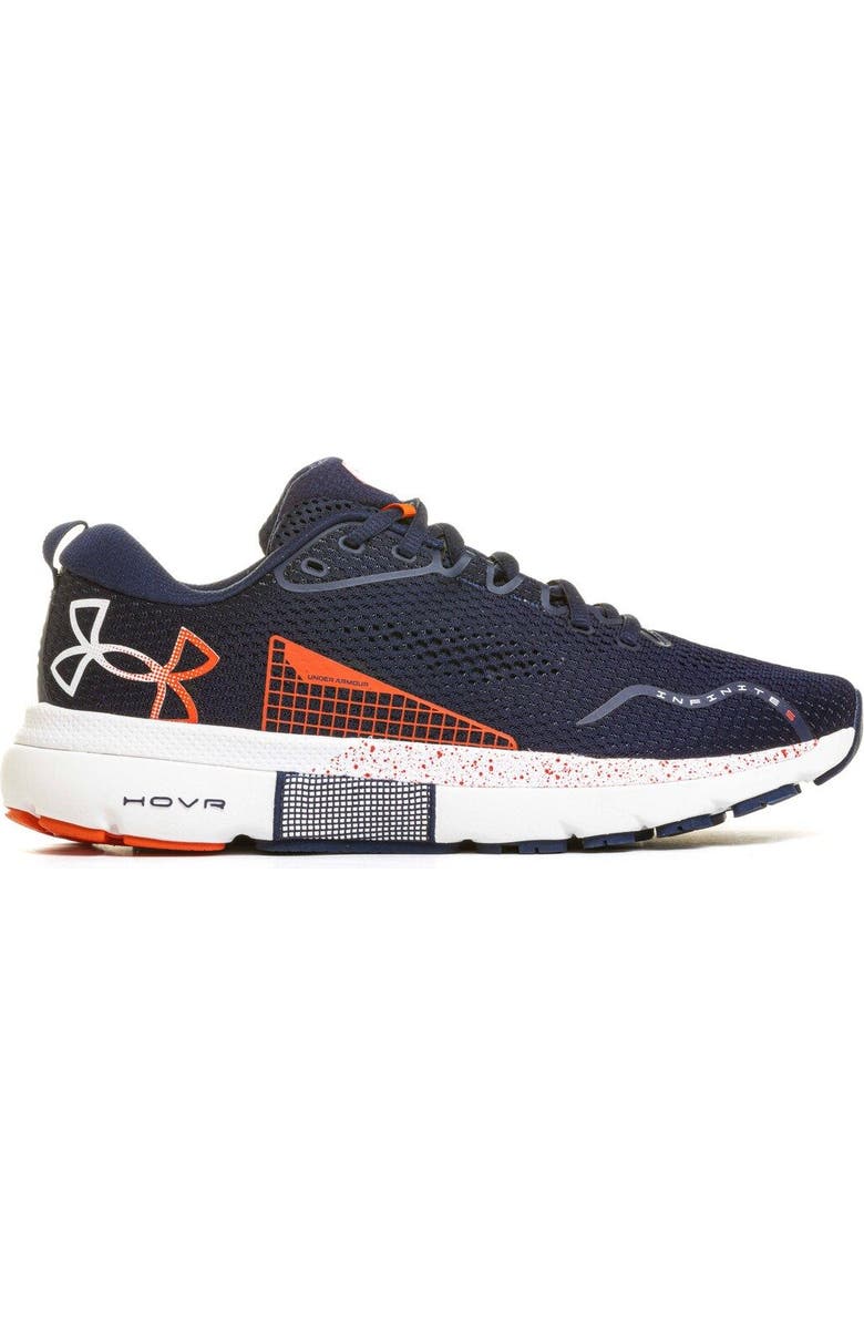 Under Armour Men's Under Armour Navy Auburn Tigers Infinite 5 Running Shoes, Main, color,