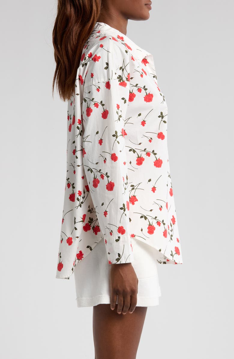 Florence by Mills Couch Date Sleep Shirt, Alternate, color, Rose Print Jet