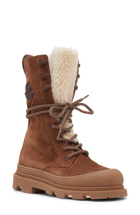 Vera Genuine Shearling Trim Boot (Women)