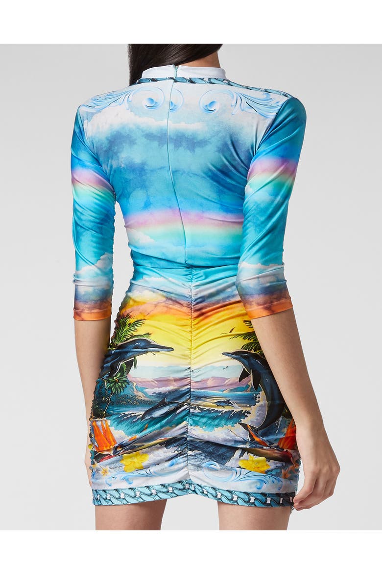 Short Dress Hawaii Women, Alternate, color, lightblue