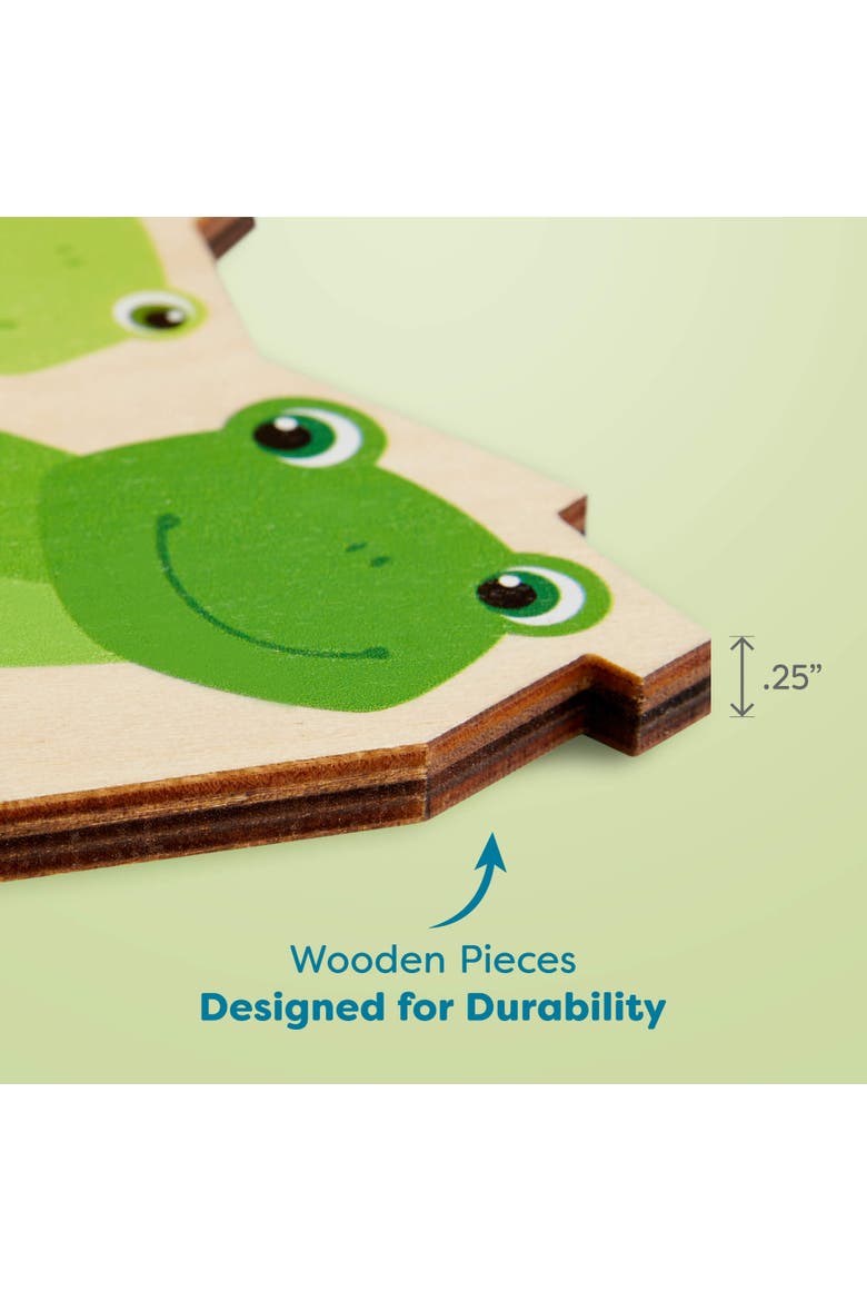 Wooden Puzzle Butterfly - 2 in 1 Reversible Puzzle, Alternate, color, Multi