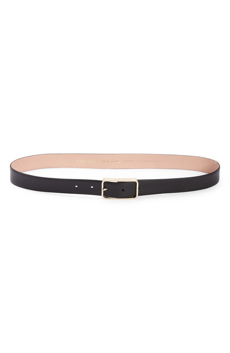 Kate Spade New York mel leather belt, Main, color,