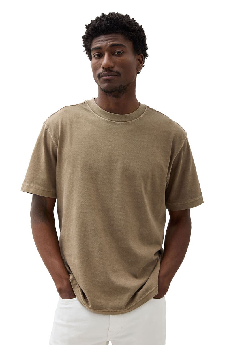 Richer Poorer The Relaxed Short Sleeve Tee, Main, color, Warm Grey