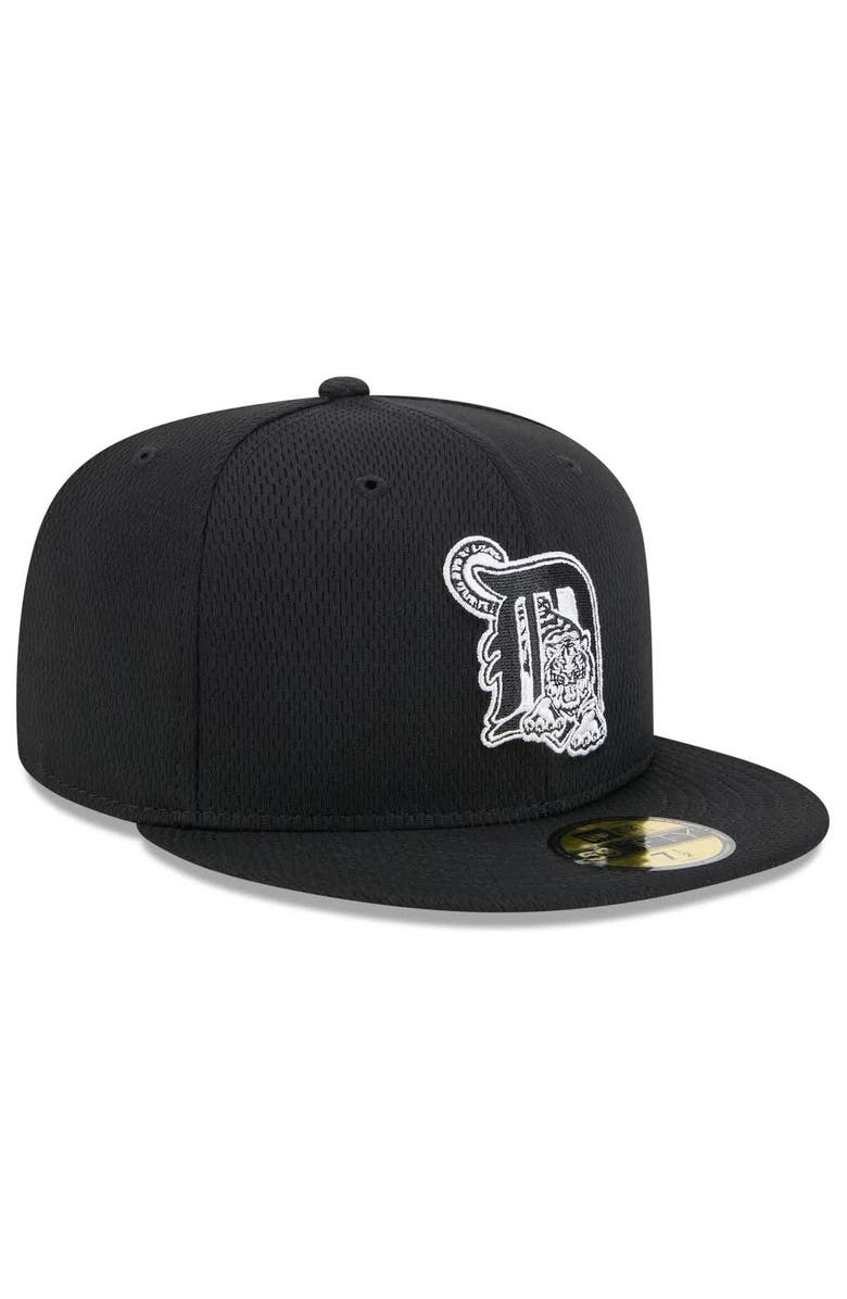 New Era Men's New Era Black Detroit Tigers 2025 MLB Clubhouse 59FIFTY Fitted Hat, Alternate, color, 
