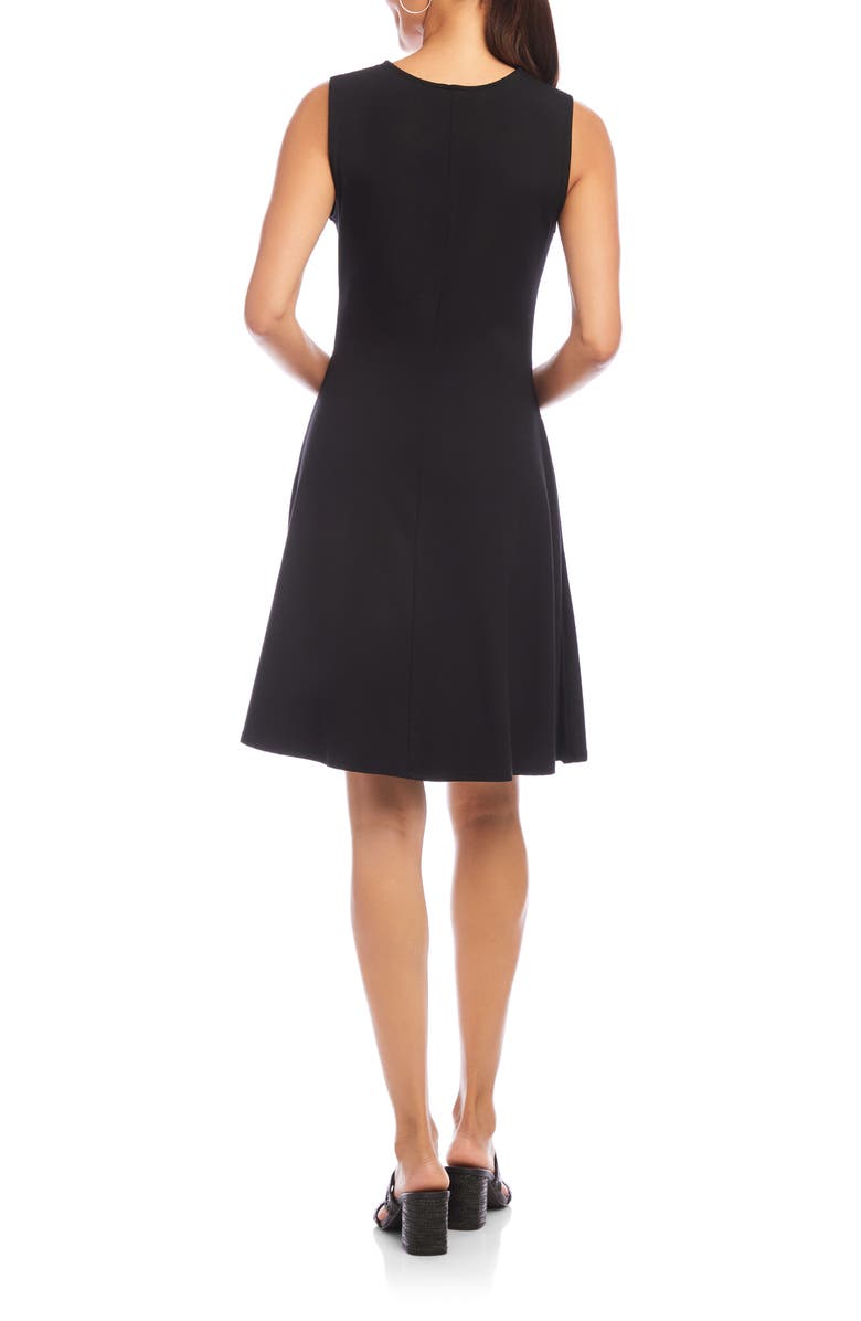 Karen Kane Sleeveless Jersey Dress, Alternate, color, Black