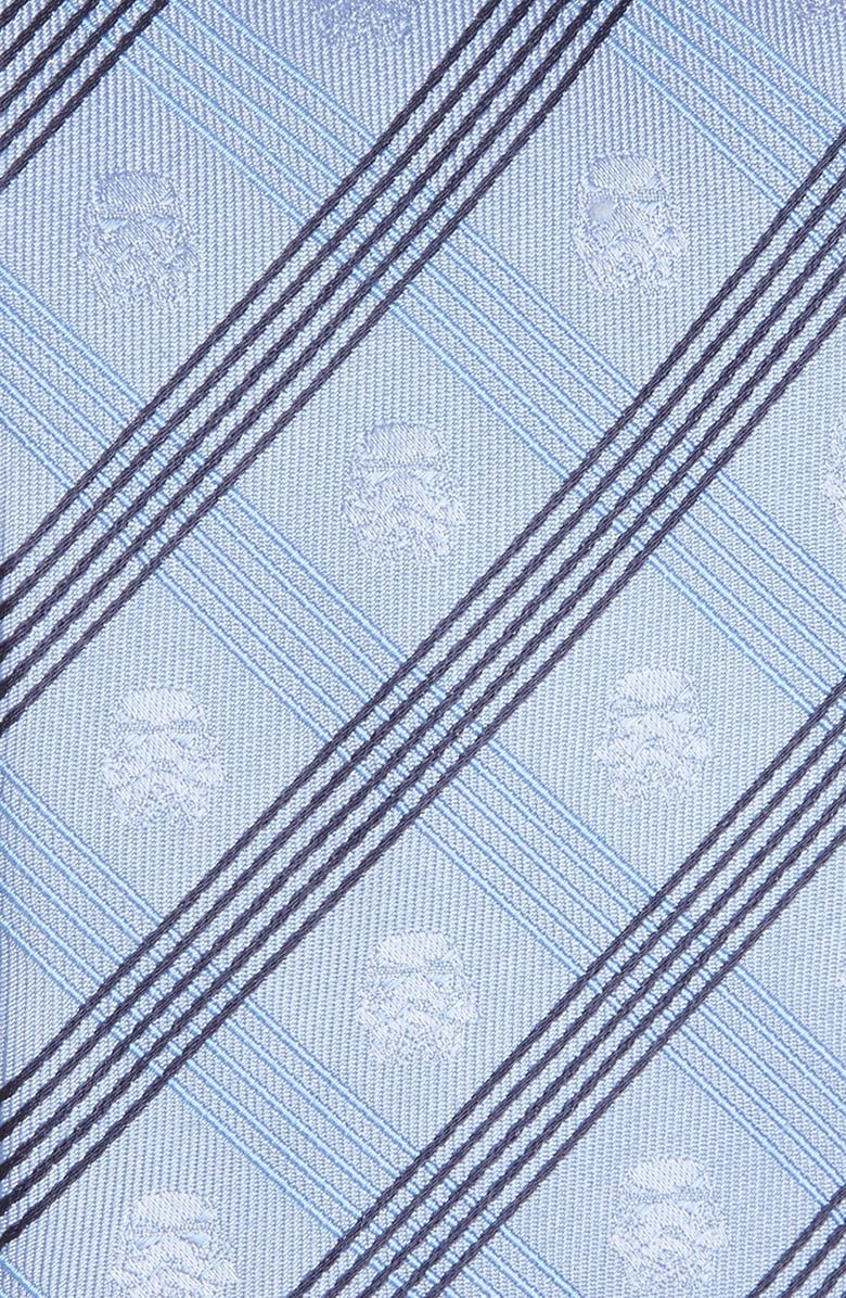 Cufflinks, Inc. 'Star Wars<sup>™</sup> - Stormtrooper' Plaid Silk Tie, Alternate, color, Blue