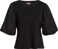 Vince Camuto Puff Sleeve Knit Top