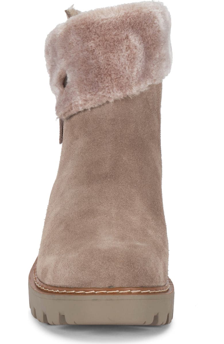 BARETRAPS Wyoming Water Resistant Faux Fur Boot, Alternate, color, Taupe Suede