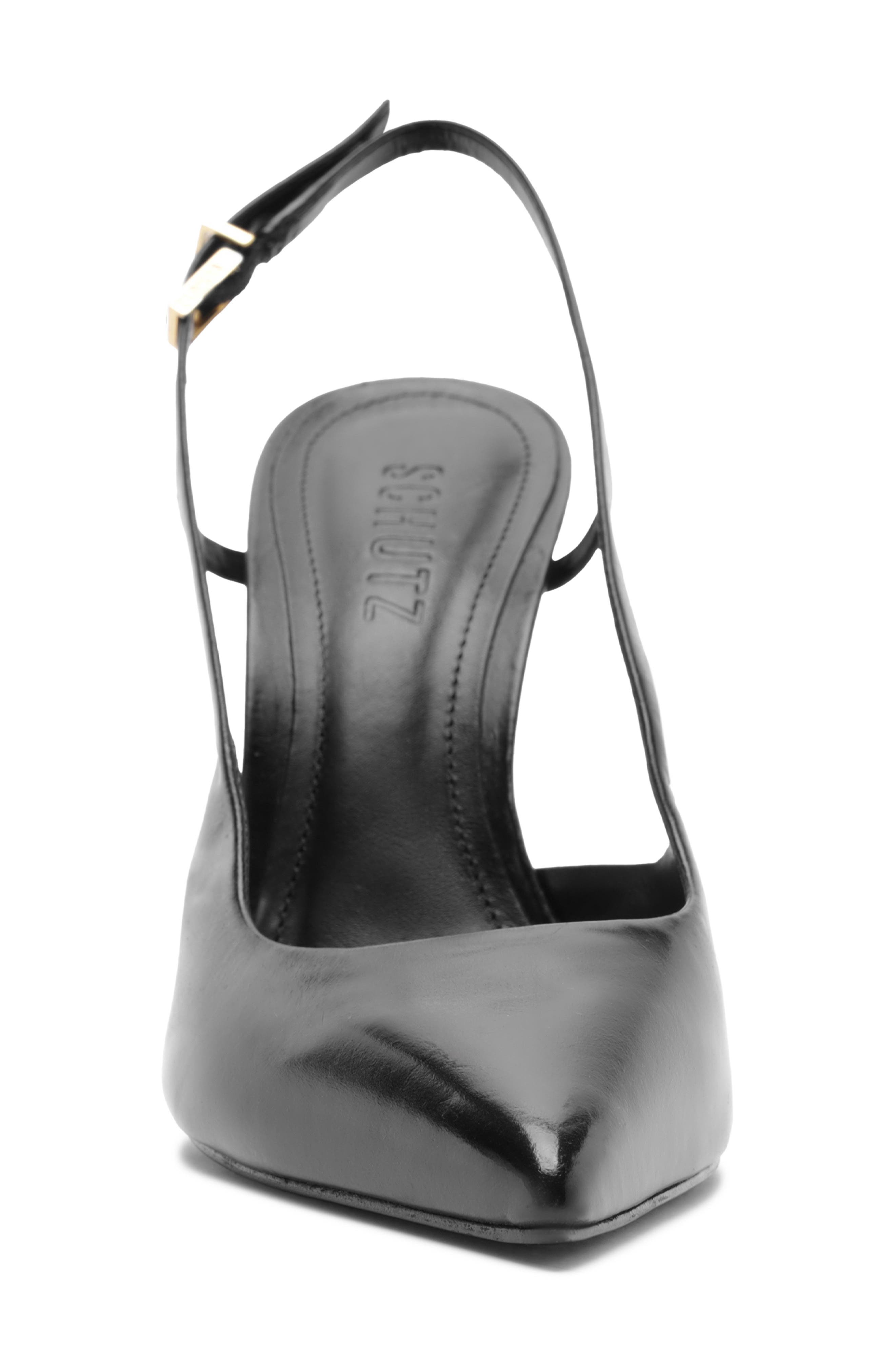 Boris Slingback Pump, Alternate, color, BLACK/ GOLD