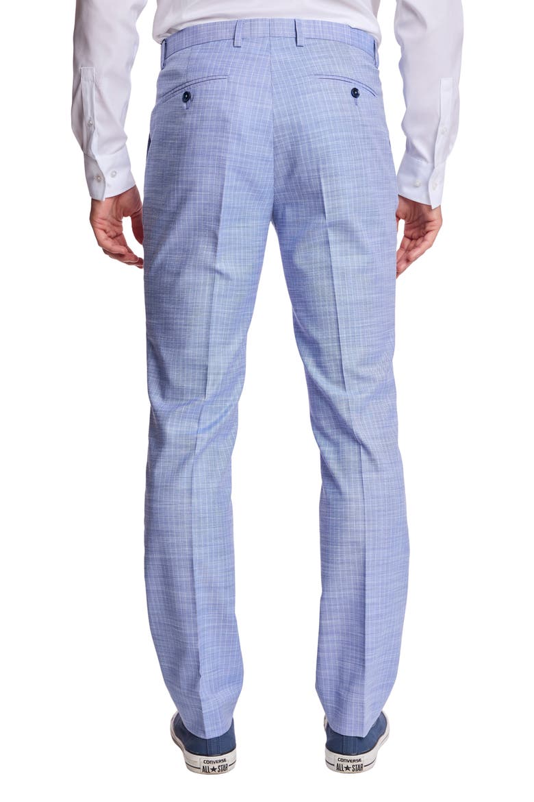 Downing Slim Fit Pants, Alternate, color, BLUE WHITE PINSTRIPE