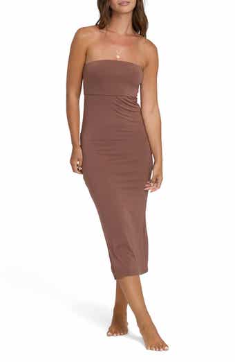 Lily Strapless Midi Dress