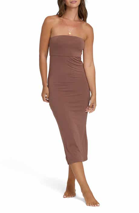 Lily Strapless Midi Dress