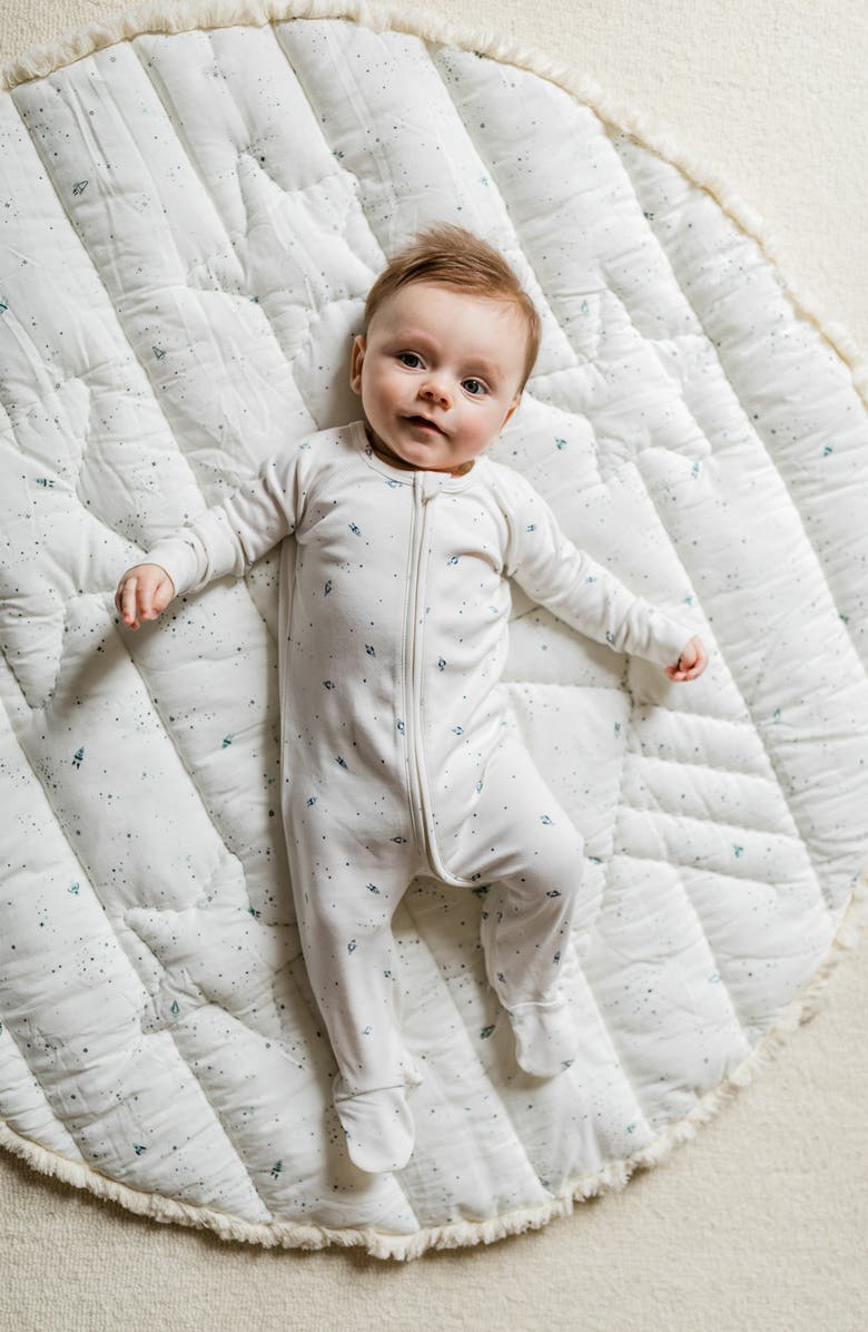 Pehr Rocketman Reversible Round Play Mat, Alternate, color,