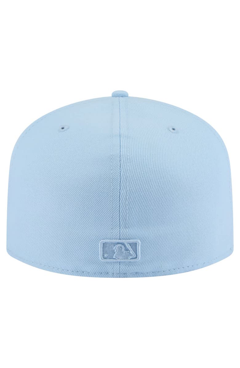 New Era Men's New Era Light Blue Philadelphia Phillies Color Pack A-Frame 59FIFTY Fitted Hat, Alternate, color, Light Blue