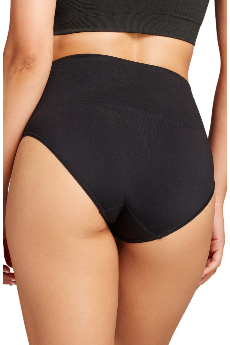 Sculpt High Waist Shaping Brief, Alternate, color, Black