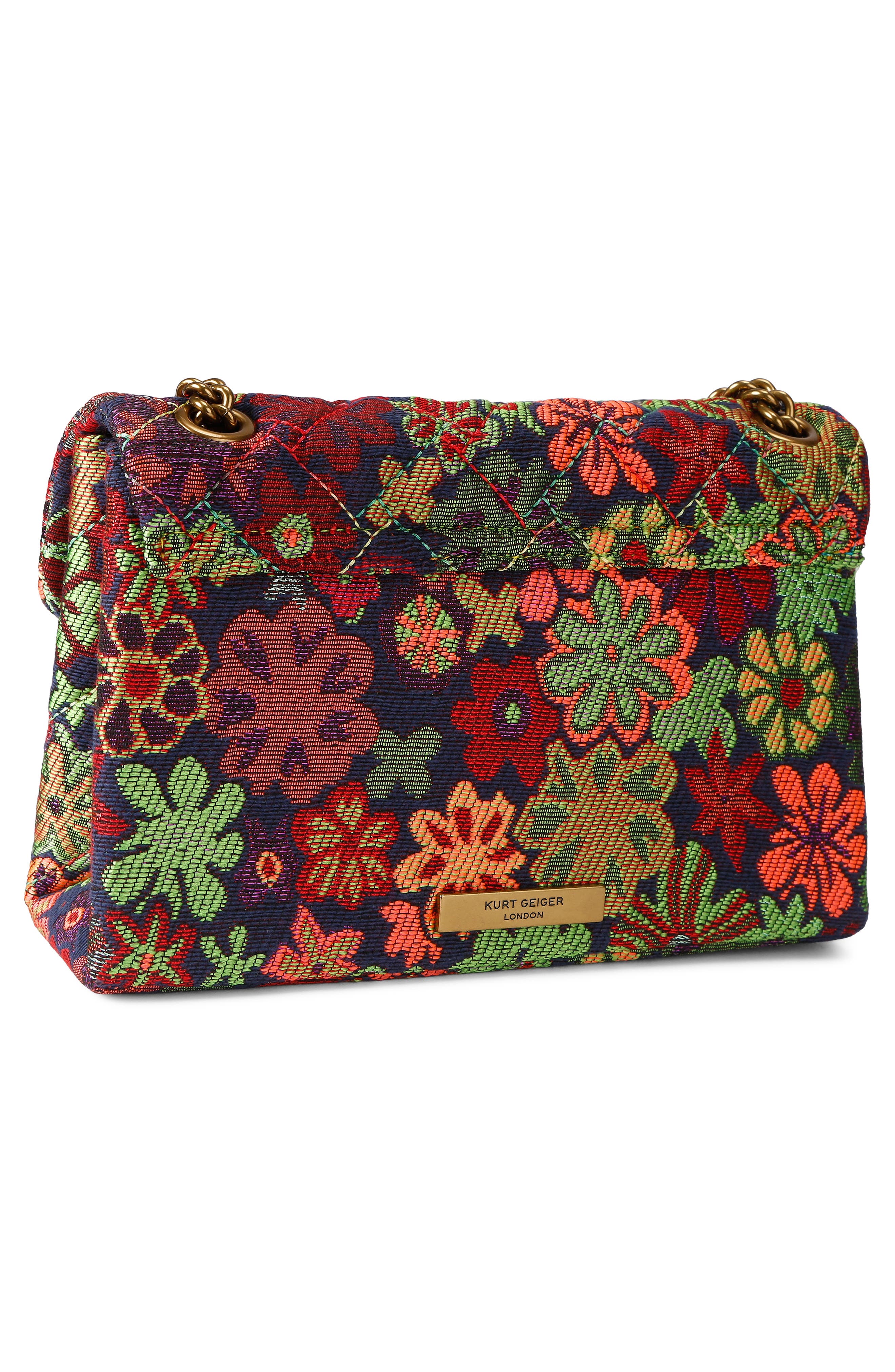 Medium Kensington Octavia Crystal Leather Convertible Crossbody Bag, Alternate, color, BLUE MULTI