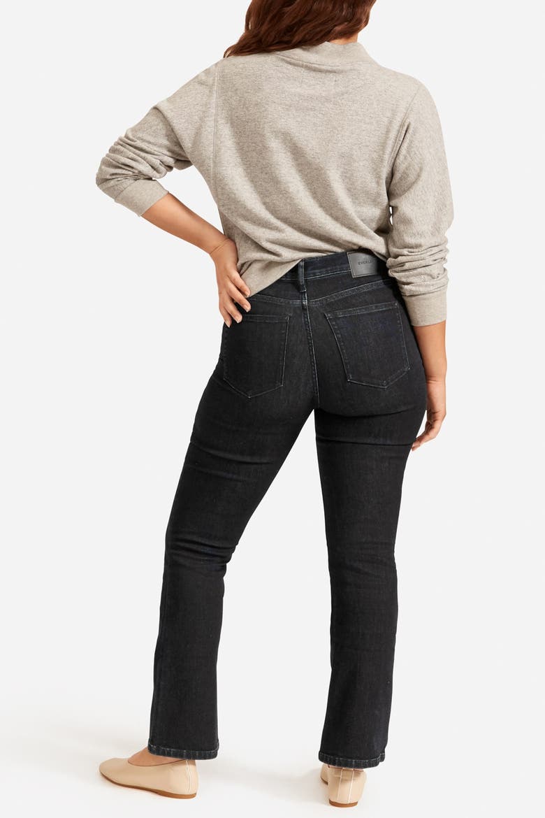 The Authentic Stretch Skinny Bootcut Jeans, Alternate, color, DARK BLUE WASH