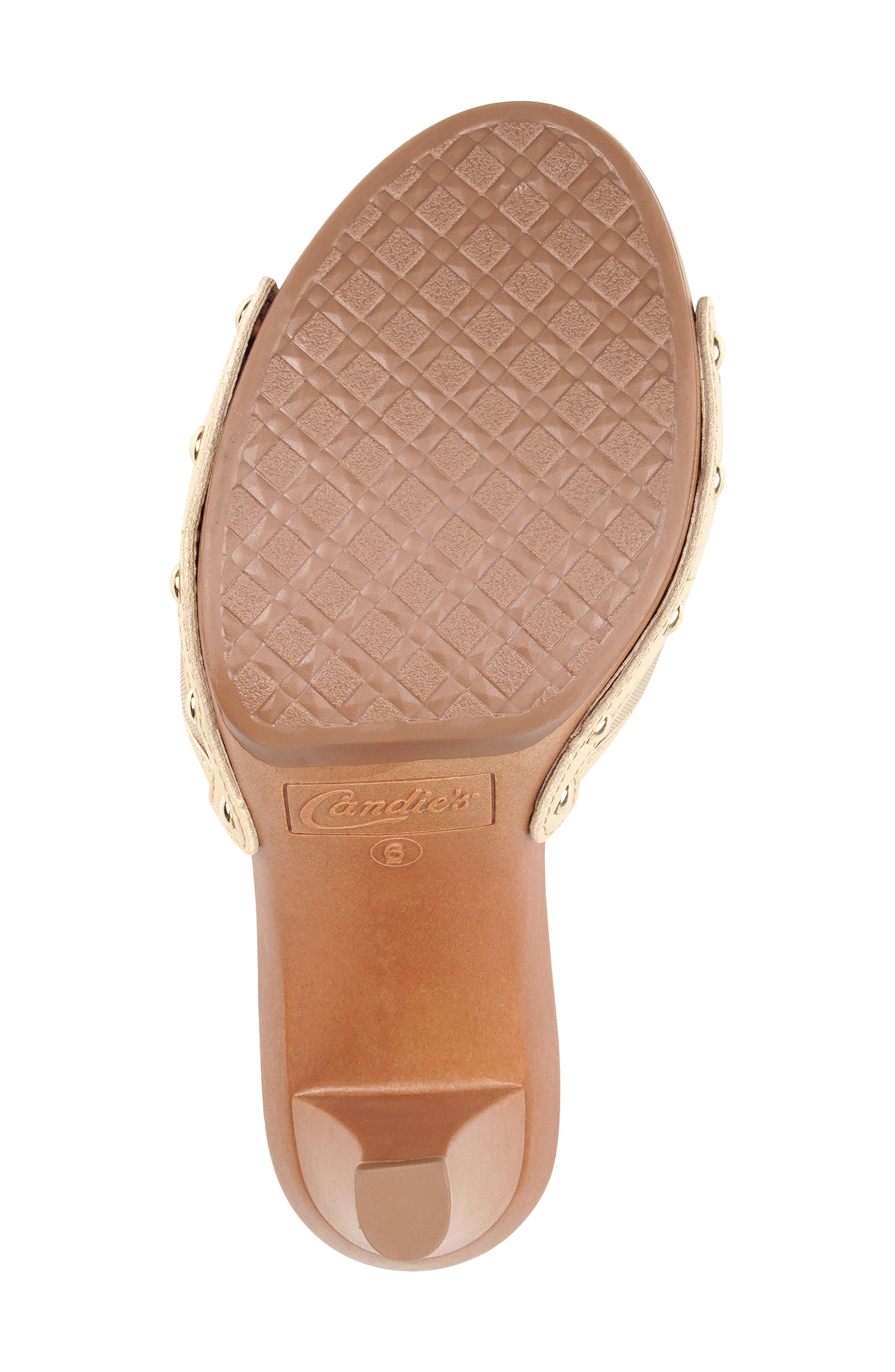 Lucianna Platform Slide Sandal, Alternate, color, BEIGE FABRIC