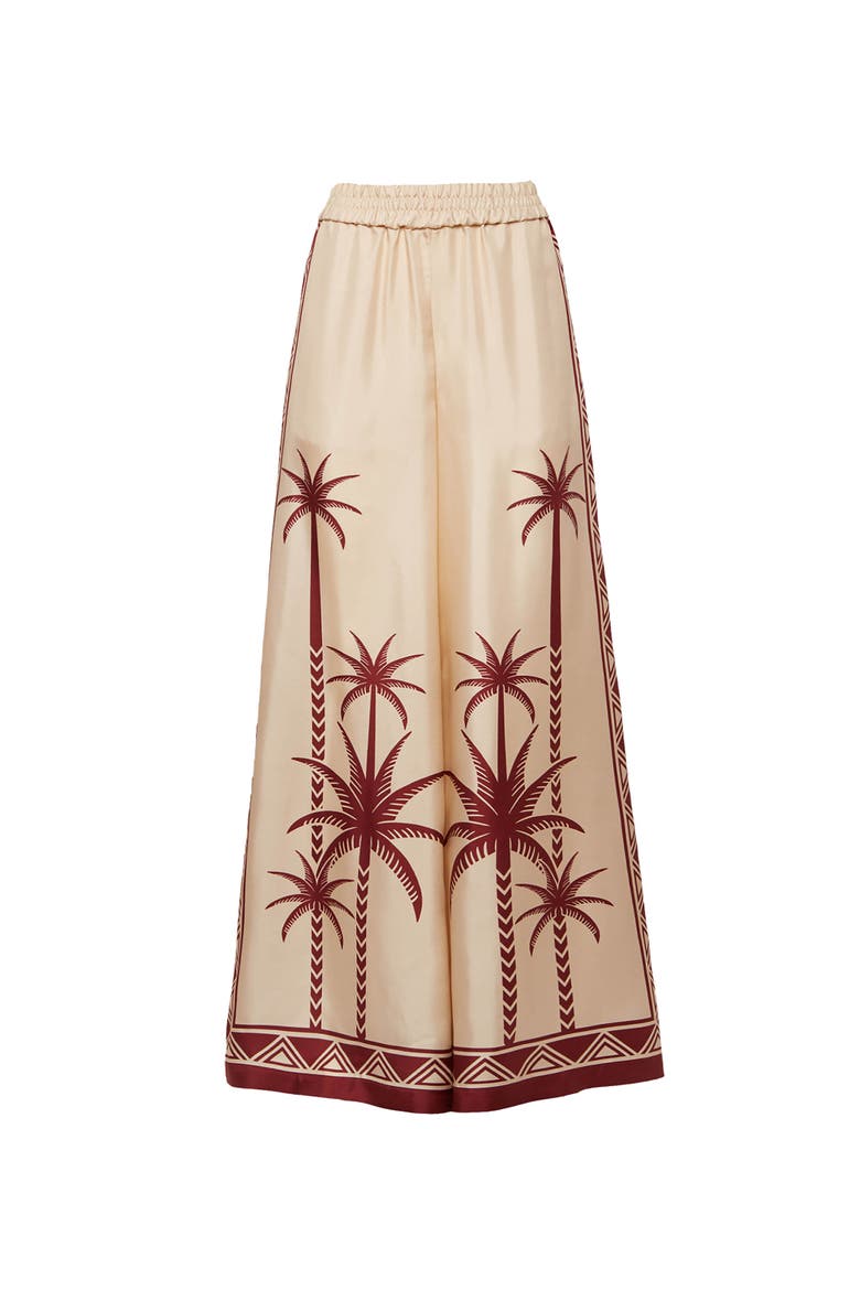 Palazzo Pants Placée Date Palms Ivory, Alternate, color, Date Palms Placée Ivory