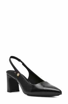Bethie Faux Leather Slingback Pump