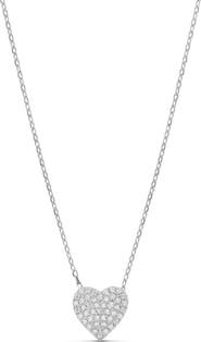 SHYMI Mini Pavé Heart Pendant Necklace