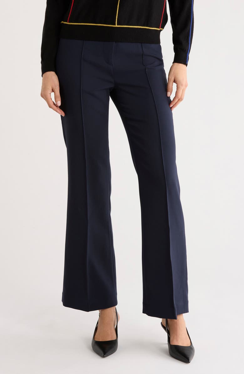 T Tahari Wide Leg Trousers, Main, color, Navy Blue