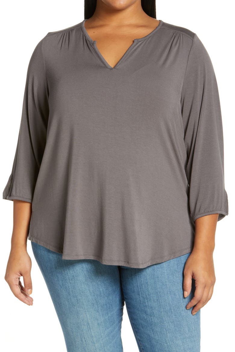 Perfect T-Shirt, Main, color, DOVETAIL