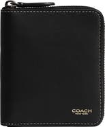 COACH Zip Around Leather Wallet