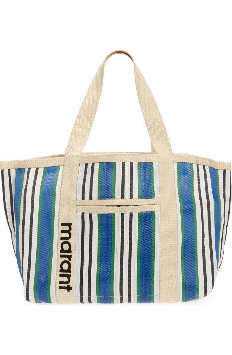 Isabel Marant Darwen Stripe Jacquard Tote, Main, color,